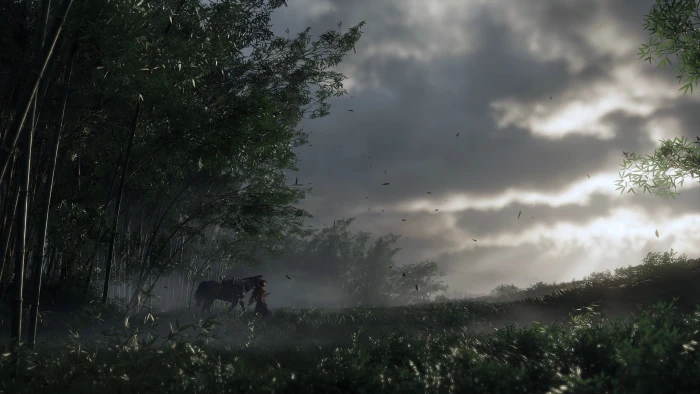 video games Ghost of Tsushima samurai horse 2k 4k