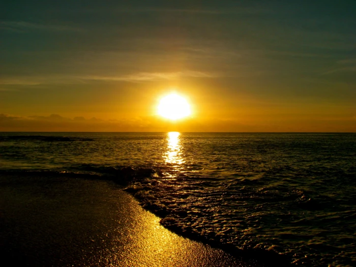 beach shore during sunrise Los Cabos sea of cortez baja peninsula 2k