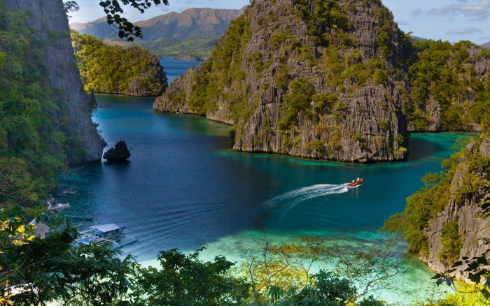 Beach beaches Coron island Philippines asia 2k