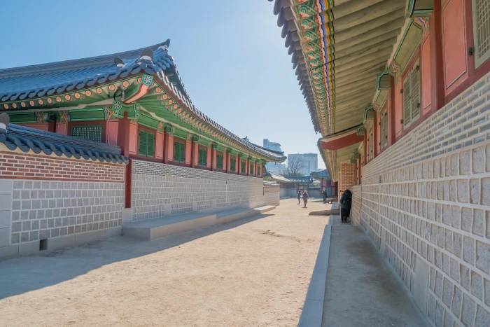 building architecture monastery housing person human korea 2k 4k 5k