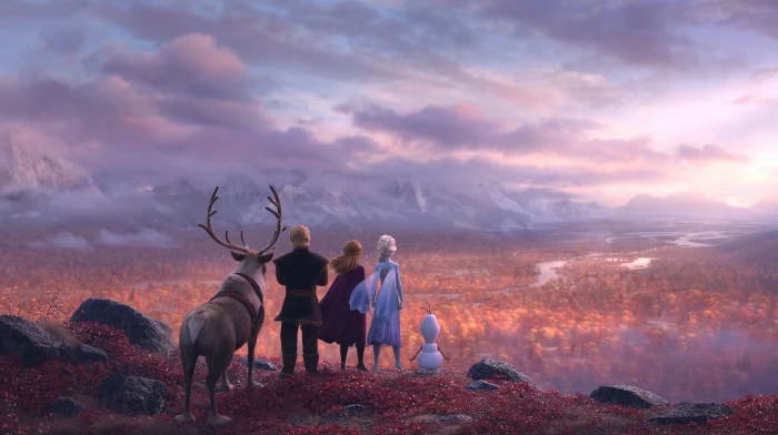 Frozen Red Fantasy Nature Blizzard Beautiful Anime Wood 2k 4k 5k