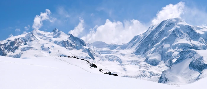 glacier mountain winter mountains nature landscape snow 2k 4k 5k