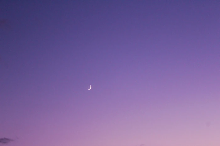 moon night sky sunset pastel pink purpke purple beauty in nature 2k 4k 5k