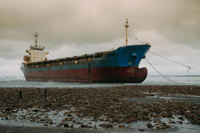 ship on shore during daytime transportation vehicle boat tanker 2k 4k 5k