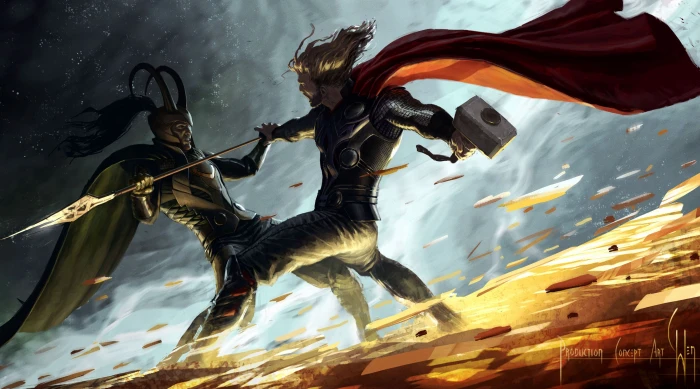Thor Movie Marvel illustration Movies superhero film 2k 4k