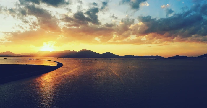 vietnam danang the beach sea natural scenery sky 2k 4k