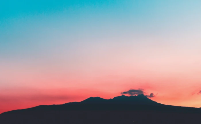 Chill Out clouds landscape mountains sky sunset 2k 4k