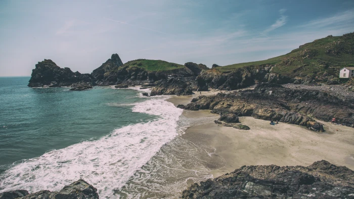 Kynance Cove wallpaper Lizard peninsula Cornwall 2k 4k