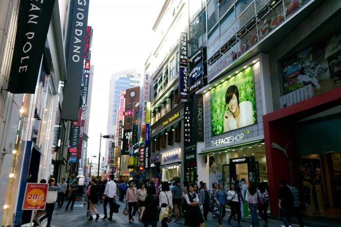 PUMA store signage during daytime myeongdong seoul korea south 2k 4k 5k