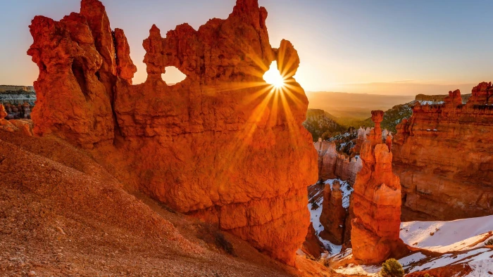 stunning rocks rays national park mountains usa united states 2k 4k