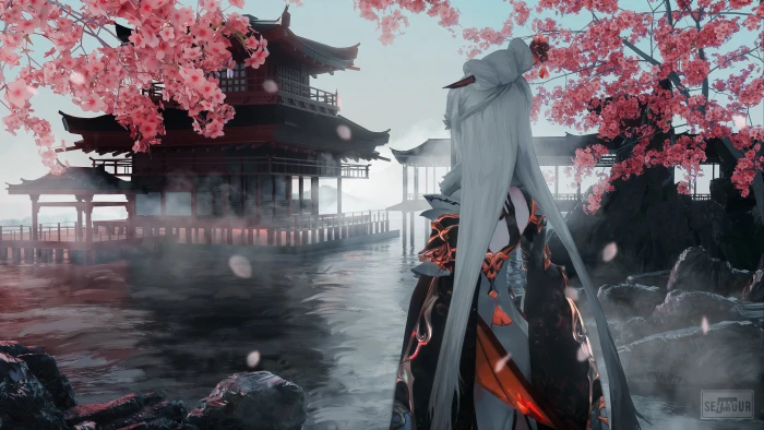 anime girls Seymour Ningguang Genshin Impact 2k 4k 5k