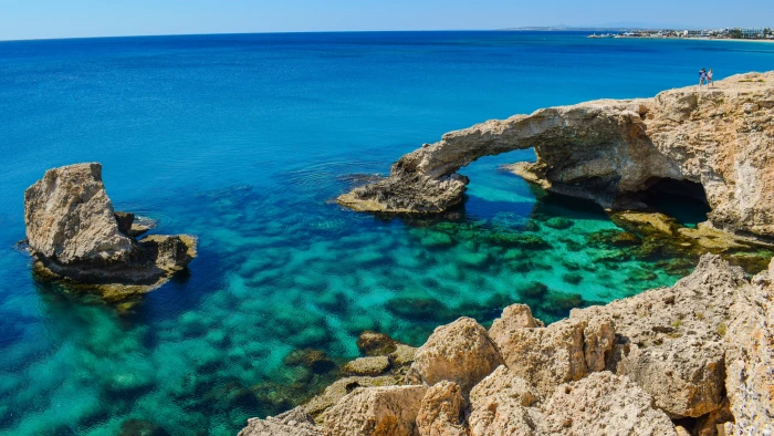 bay cape greco national forest park kryou nerou love bridge 2k 4k