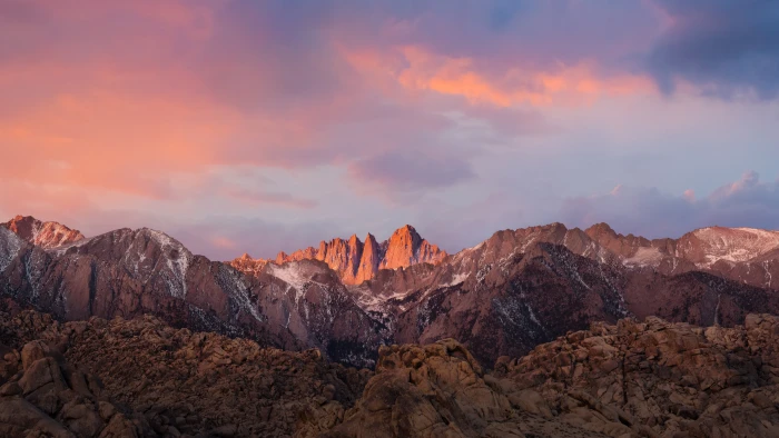 brown mountains nature Mount Whitney California Sierra Nevada 2k 4k 5k