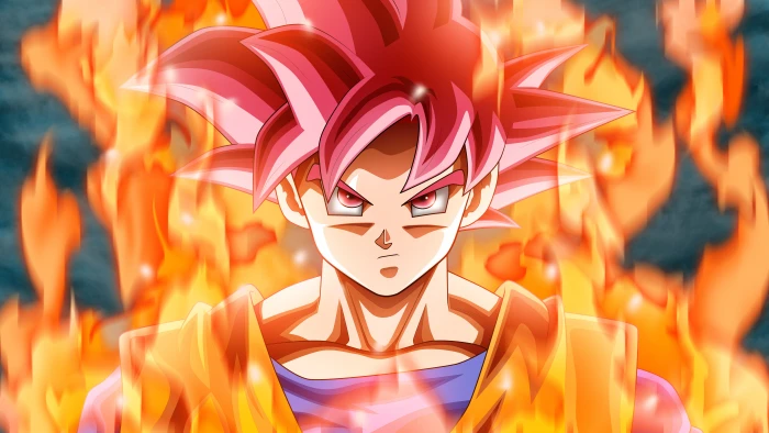 Dragon Ball Son Goku Super Saiyan God 2k 4k 5k 8k