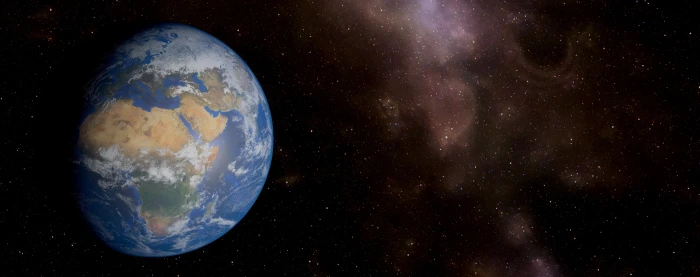 Fantastic Space View of Earth in Resolution digital wallpaper 2k 4k 5k 8k