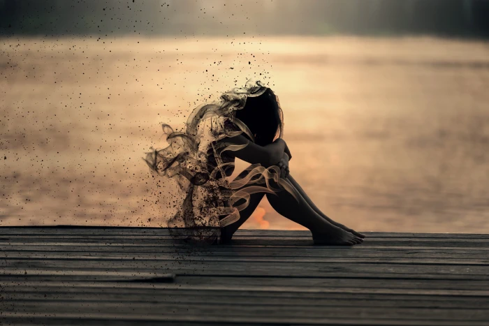 girl artist artwork digital art hd sad alone 2k 4k 5k