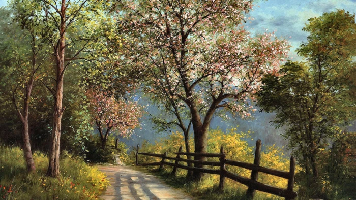 nature tree landscape forest oak park trees season autumn 2k 4k