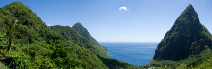 nature s photography of sea surrounded by mountains Ridge infinity 2k 4k 5k