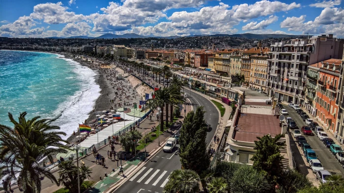 tourism riviera europe french beach arecales bay 2k 4k