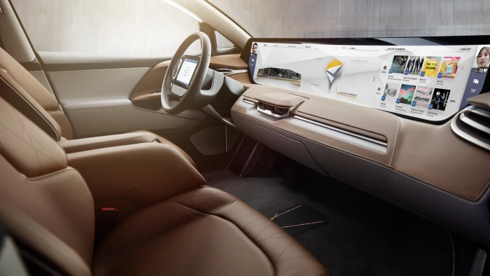 brown car seats Byton CES electric interior 2k 4k 5k 8k