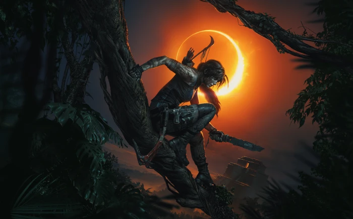 Shadow of the Tomb Raider Puzzle Video Game Lara Croft digital wallpaper 2k 4k 5k 8k