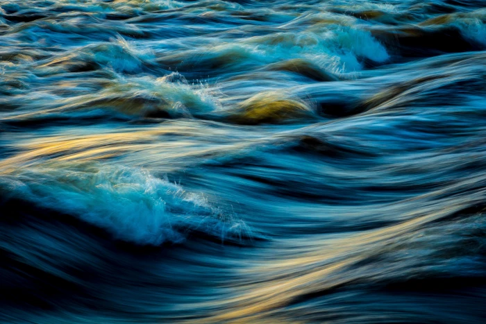 high waves water beach night painting nature abstract backgrounds 2k 4k 5k