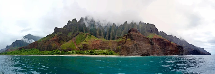united states kalalau beach ocean na pali hawaii kayak 2k 4k 5k 8k