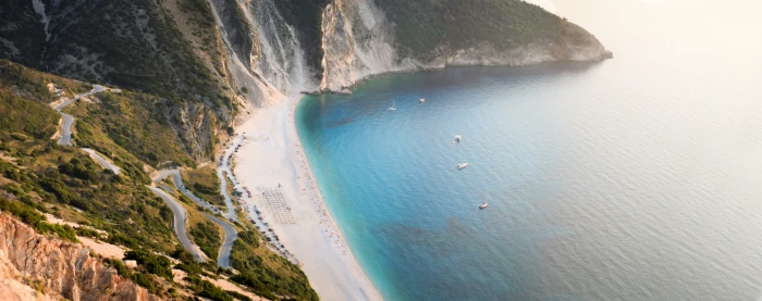 aerial photograph of beach nature sea kefalonia greece water 2k 4k 5k 8k 10k