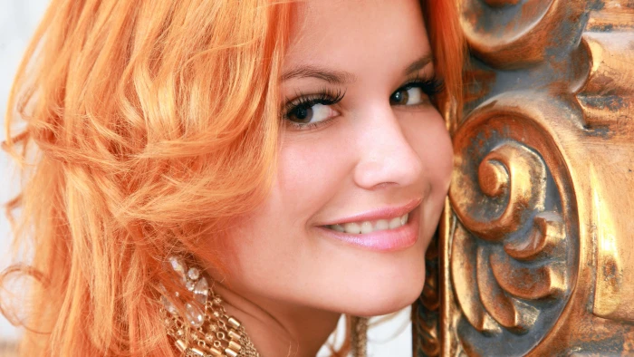 pretty redhead wallpaper portrait hair young adult women 2k 4k 5k 8k