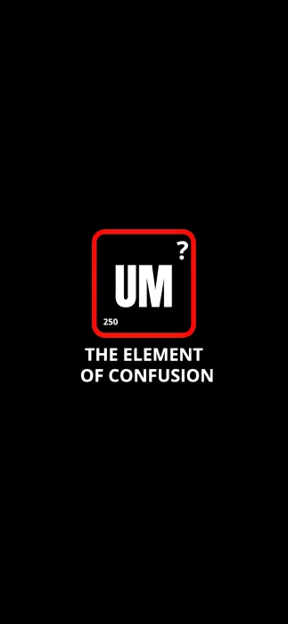 The Element of Confusion amoled minimalism
