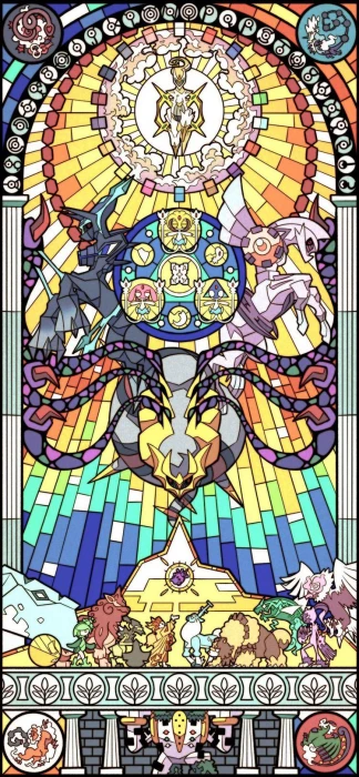 Hisui region pokemon cool illustration