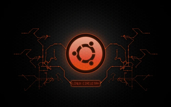 chip scheme logo Metal Linux style Ubuntu UbuntuCircuitry 2k