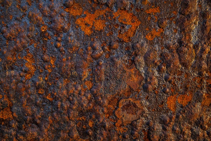 Close up shot of degraded metal captured in Dungeness Kent England 2k 4k
