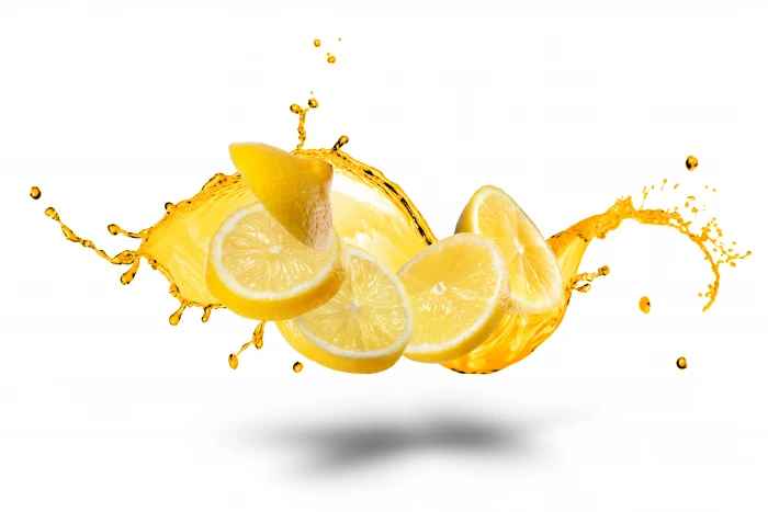 lemon wallpaper water squirt slices splashes 2k 4k 5k 8k
