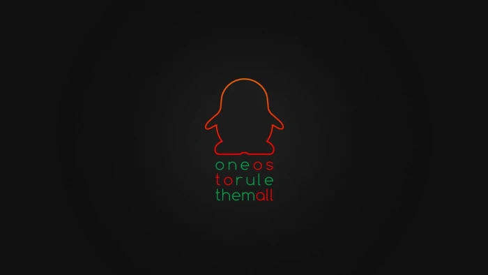 Linux Tux The Lord of the Rings communication illuminated 2k