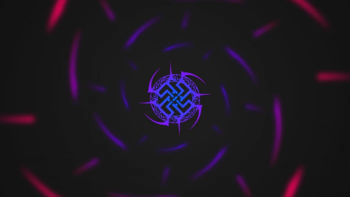 tribal logo wallpaper minimalism black colorful close up 2k