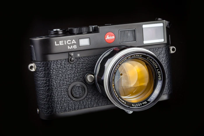 black Leica SLR camera electronics digital lens 2k 4k