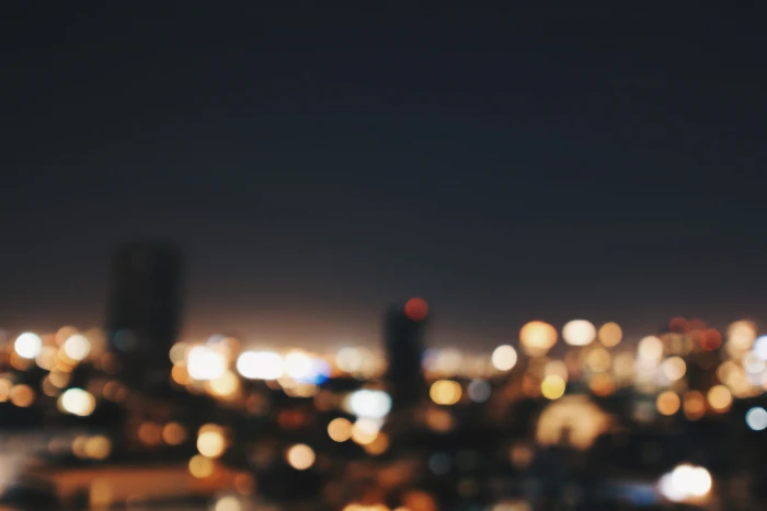 bokeh photography of city skyline untitled light blur dark 2k 4k