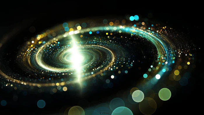 bokeh photography abstract spiral galaxy space art digital 2k