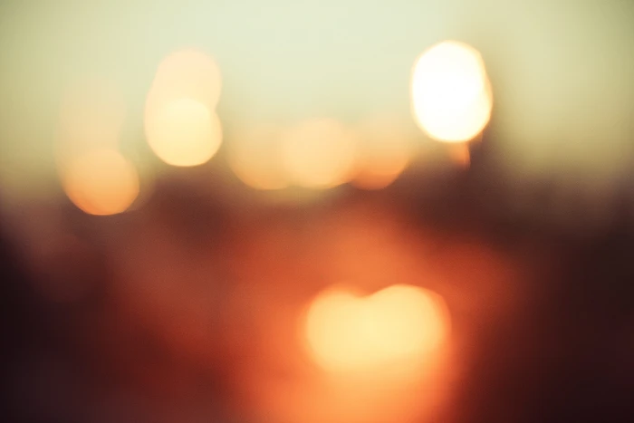 Bokeh Time abstract blurred colorful light lights orange 2k 4k