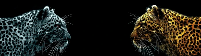 dual monitor tigers digital art Animal animal themes body part 34 widescreen dualmonitor dualscreen 2k 4k