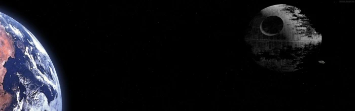 Earth and Star Wars Death wallpaper multiple display dual monitors 10 widescreen dualmonitor dualscreen 2k