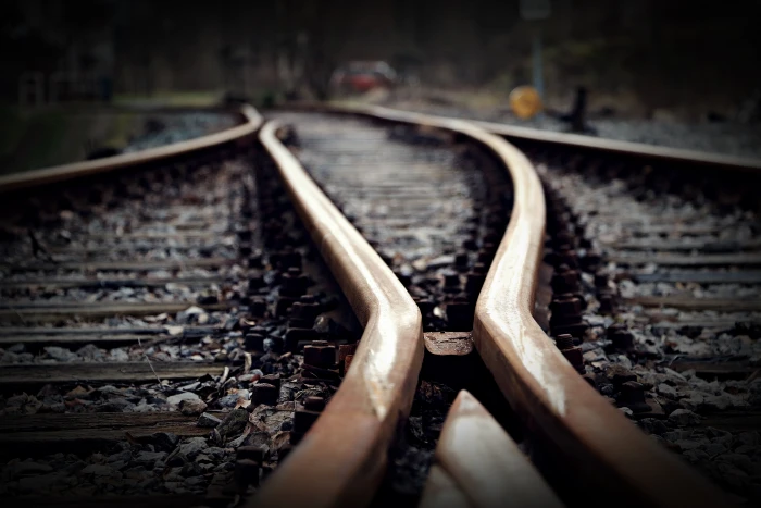 selective focus photo of brown concrete railway track soft 2k 4k 5k