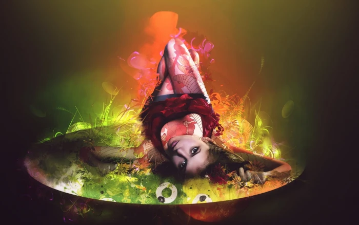 women abstract mystic People Hot Girls HD Art 2k