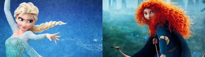 Disney Brave Frozen movie dual monitors multiple display widescreen dualmonitor dualscreen 2k 4k