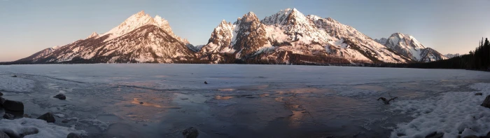 Dual Monitors ice lake landscape mountain Multiple Display widescreen dualmonitor dualscreen 2k 4k
