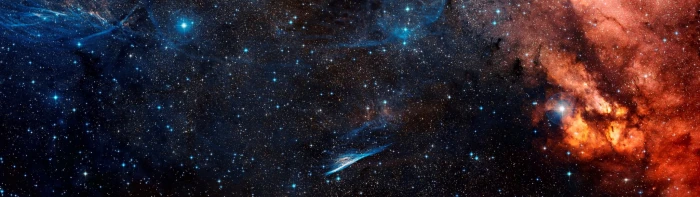 dual screen desktop astronomy star space night galaxy widescreen dualmonitor dualscreen 2k