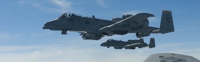 Fairchild A 10 Thunderbolt II military aircraft dual monitors widescreen dualmonitor dualscreen 2k 4k