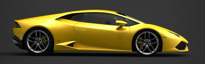yellow and black car bed frame Lamborghini Huracan LP 4 widescreen dualmonitor dualscreen 2k 4k