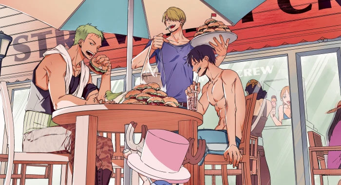 One Piece Nakamas anime 2k 4k